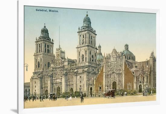 Mexico City Cathedral-null-Framed Art Print