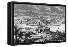 Mexico City in 1519-null-Framed Stretched Canvas