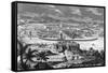 Mexico City in 1519-null-Framed Stretched Canvas