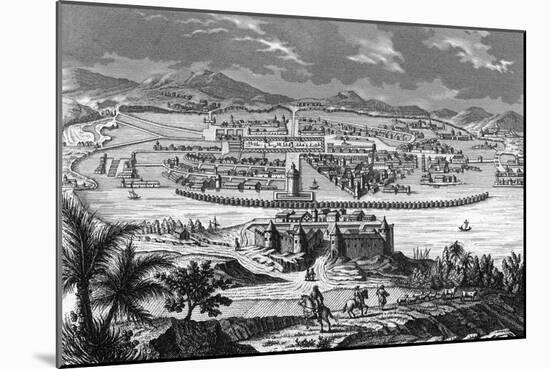 Mexico City in 1519-null-Mounted Art Print