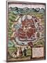 Mexico City in the Early 16th Century-Hernando Cortes-Mounted Giclee Print