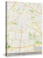 Mexico City, Mexico Map-null-Stretched Canvas