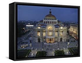 Mexico City, Palacio De Bellas Artes Is the Premier Opera House of Mexico City, Mexico-David Bank-Framed Stretched Canvas