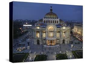 Mexico City, Palacio De Bellas Artes Is the Premier Opera House of Mexico City, Mexico-David Bank-Stretched Canvas