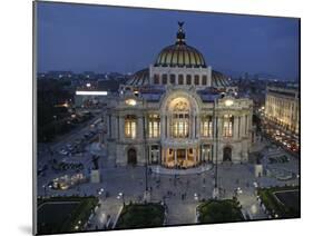 Mexico City, Palacio De Bellas Artes Is the Premier Opera House of Mexico City, Mexico-David Bank-Mounted Photographic Print