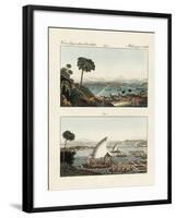 Mexico-City with its Settings and Swimming Gardens-null-Framed Giclee Print