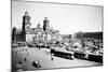 Mexico City: Zocalo, c1930-null-Mounted Giclee Print