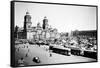 Mexico City: Zocalo, c1930-null-Framed Stretched Canvas