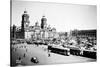 Mexico City: Zocalo, c1930-null-Stretched Canvas