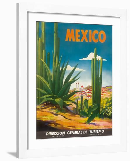 Mexico, Ciudad Juarez, Chihuahua, c.1950-Magallon-Framed Giclee Print