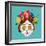 Mexico Day of the Dead Skull and Spring Decoration-cienpies-Framed Art Print