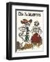 Mexico - Dia de los Muertos (Day of the Dead) - Dancing Skeletons-Jose Guadalupe Posada-Framed Art Print