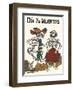 Mexico - Dia de los Muertos (Day of the Dead) - Dancing Skeletons-Jose Guadalupe Posada-Framed Art Print