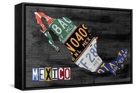 Mexico Done Gray-Design Turnpike-Framed Stretched Canvas