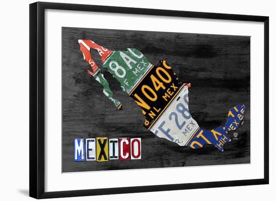 Mexico Done Gray-Design Turnpike-Framed Giclee Print