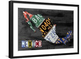 Mexico Done Gray-Design Turnpike-Framed Giclee Print