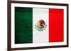 Mexico Flag Design with Wood Patterning - Flags of the World Series-Philippe Hugonnard-Framed Art Print
