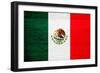 Mexico Flag Design with Wood Patterning - Flags of the World Series-Philippe Hugonnard-Framed Art Print