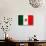 Mexico Flag Design with Wood Patterning - Flags of the World Series-Philippe Hugonnard-Art Print displayed on a wall