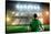 Mexico Football Player Holding Ball against Stadium Full of Mexico Football Fans-Wavebreak Media Ltd-Stretched Canvas