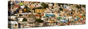 Mexico, Guanajuato, City view Panorama-Terry Eggers-Stretched Canvas