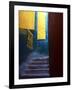 Mexico, Guanajuato, Colorful Back Alley stairs-Terry Eggers-Framed Photographic Print
