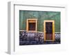 Mexico, Guanajuato, Colorful Back Alley-Terry Eggers-Framed Photographic Print