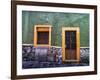 Mexico, Guanajuato, Colorful Back Alley-Terry Eggers-Framed Photographic Print