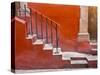 Mexico, Guanajuato, Colorful Back Alley-Terry Eggers-Stretched Canvas