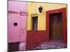 Mexico, Guanajuato, Colorful Back Alley-Terry Eggers-Mounted Photographic Print