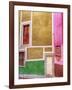 Mexico, Guanajuato, Colorful Back Alley-Terry Eggers-Framed Photographic Print