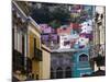 Mexico, Guanajuato, Colorful Back Alley-Terry Eggers-Mounted Photographic Print