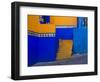 Mexico, Guanajuato, Colorful Back Alley-Terry Eggers-Framed Photographic Print