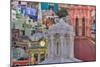 Mexico, Guanajuato. Colorful Houses and Church Domes-Jaynes Gallery-Mounted Photographic Print