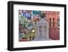 Mexico, Guanajuato. Colorful Houses and Church Domes-Jaynes Gallery-Framed Photographic Print