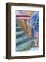 Mexico, Guanajuato. Colorful Stairs and Wall-Jaynes Gallery-Framed Photographic Print