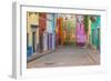 Mexico, Guanajuato. Colorful Street Scene-Jaynes Gallery-Framed Photographic Print