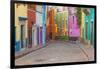 Mexico, Guanajuato. Colorful Street Scene-Jaynes Gallery-Framed Premium Photographic Print