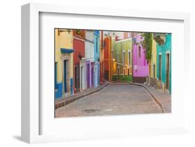 Mexico, Guanajuato. Colorful Street Scene-Jaynes Gallery-Framed Photographic Print