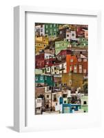 Mexico, Guanajuato. Detail of Homes on Hillside-Jaynes Gallery-Framed Photographic Print