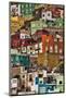 Mexico, Guanajuato. Detail of Homes on Hillside-Jaynes Gallery-Mounted Photographic Print
