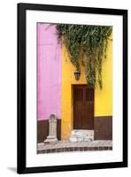 Mexico, Guanajuato, Door and Fountain in Guanajuato-Hollice Looney-Framed Premium Photographic Print