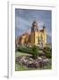 Mexico, Guanajuato. Gardens Welcome Visitors to the Colorful Town-Brenda Tharp-Framed Photographic Print