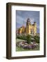 Mexico, Guanajuato. Gardens Welcome Visitors to the Colorful Town-Brenda Tharp-Framed Photographic Print