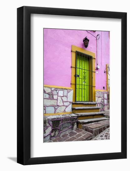 Mexico, Guanajuato, House in Guanajuato-Hollice Looney-Framed Photographic Print