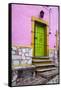 Mexico, Guanajuato, House in Guanajuato-Hollice Looney-Framed Stretched Canvas