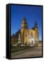 Mexico, Guanajuato, Our Lady of Guanajuato Basilica at Dawn-Rob Tilley-Framed Stretched Canvas