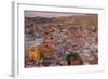 Mexico, Guanajuato. Panoramic Overview of City-Jaynes Gallery-Framed Photographic Print