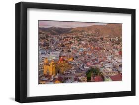 Mexico, Guanajuato. Panoramic Overview of City-Jaynes Gallery-Framed Photographic Print