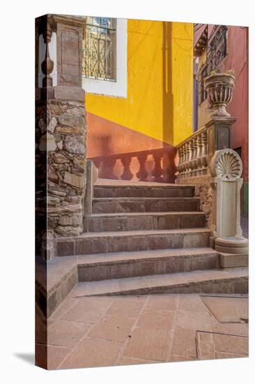 Mexico, Guanajuato, Steps and Shadows-Rob Tilley-Stretched Canvas